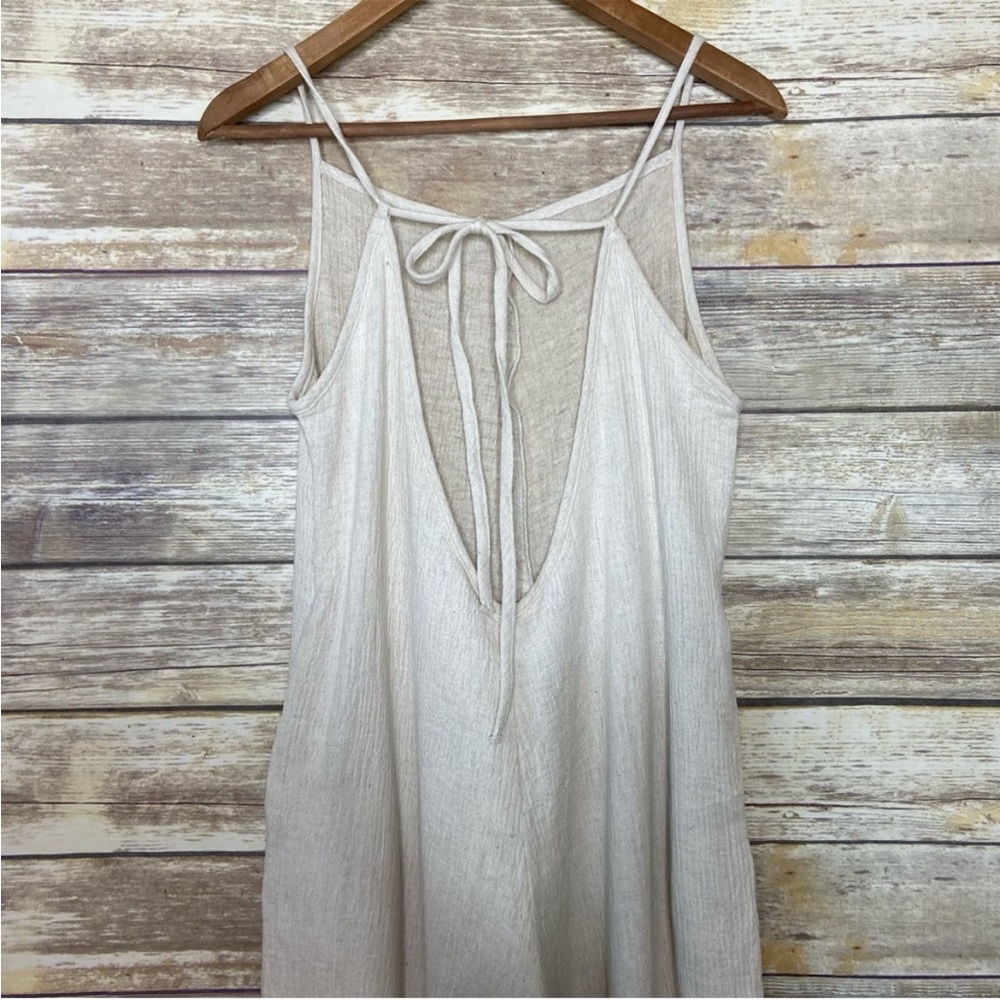 Bahhgoose S Xs Flo Jumpsuit Wide Leg Linen Cotton Natural Relaxed Style — image 3 of 8